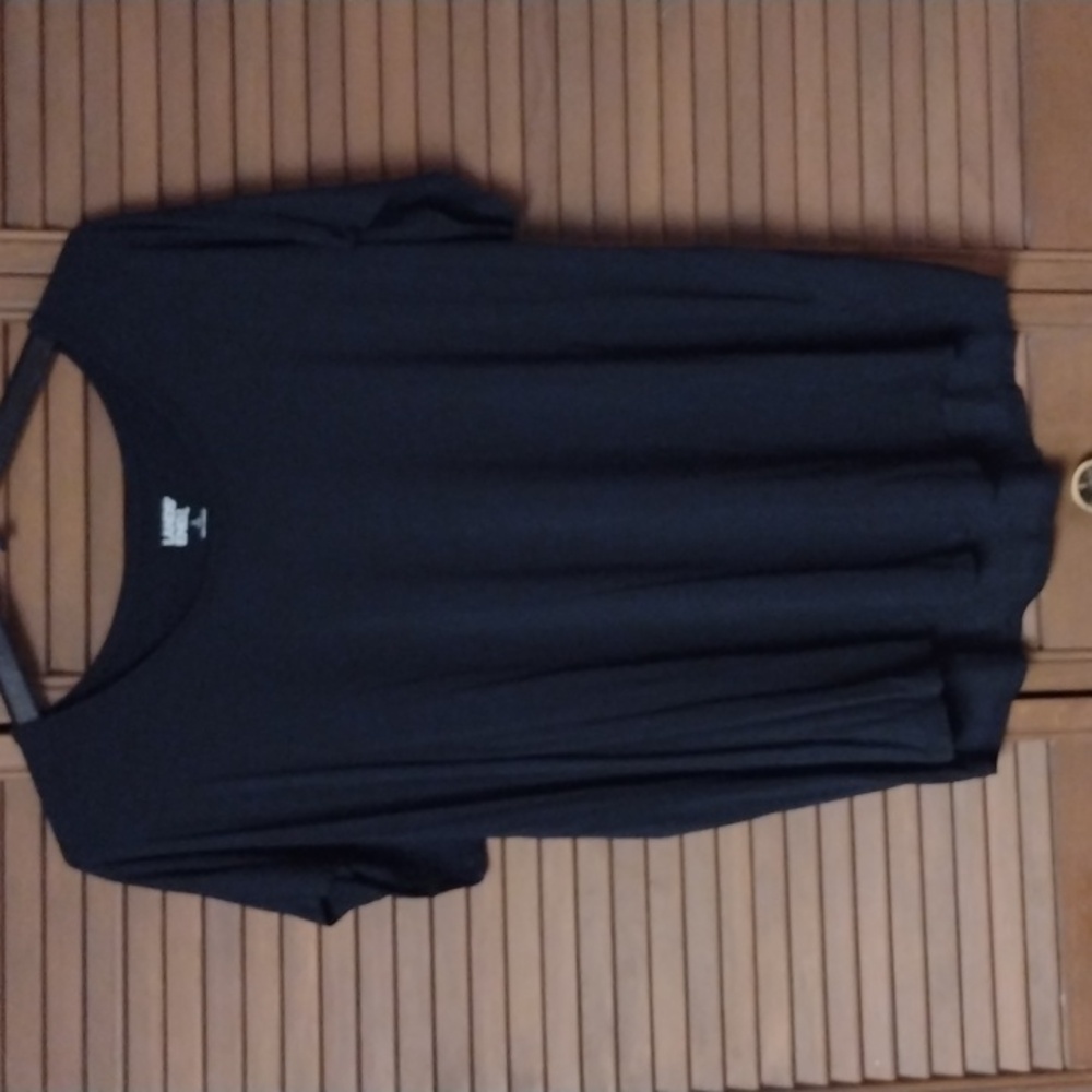 Women's Lands' End Tee Short Sleeve Black Large NWO Tags